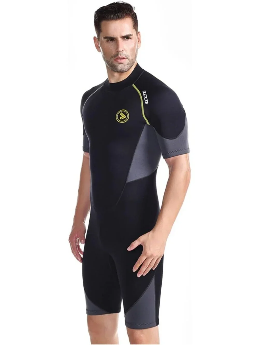 Men's 1.5/3mm Neoprene Shorty Wetsuit for Surfing, Snorkeling & Scuba Diving